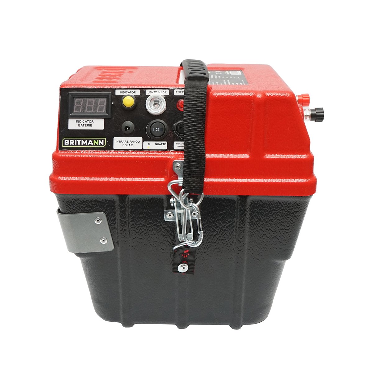 Aparat generator de impulsuri 6.9 Joule 12-220V cu baterie 12V, 14A si panou solar 20W